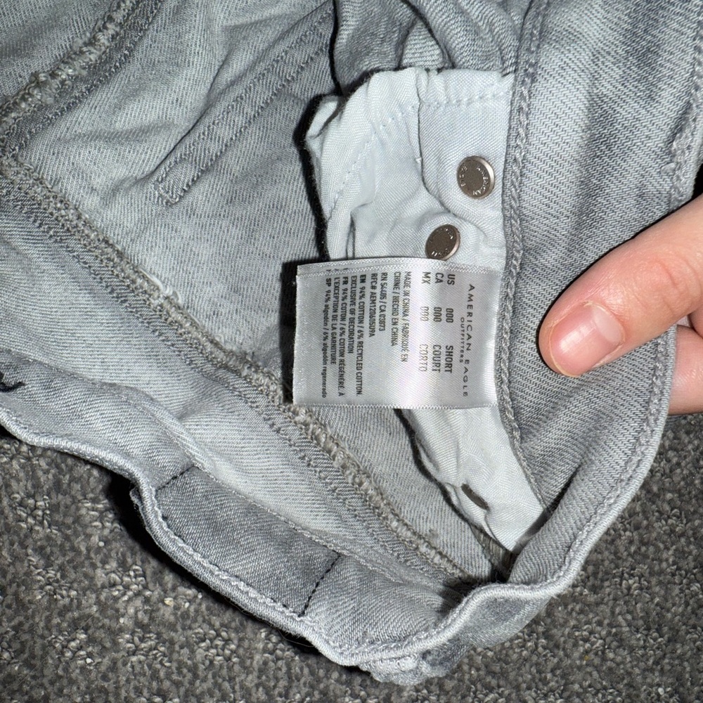 American Eagle Outfitters Gray Straight Leg Jeans